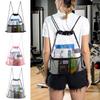 String Bag Pvc Clear Drawstring Bags Waterproof Athletic Pack for Gym Swim Beach Travel Work Clothes Kids Outdoors Festivals