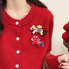 1 pièce Accessoire Manteau & Foulard Année du Zodiaque Charmant Tissu Poney Broche Pour Femmes Épingle Design de Niche Broche Broche Corsage Broche de Cou