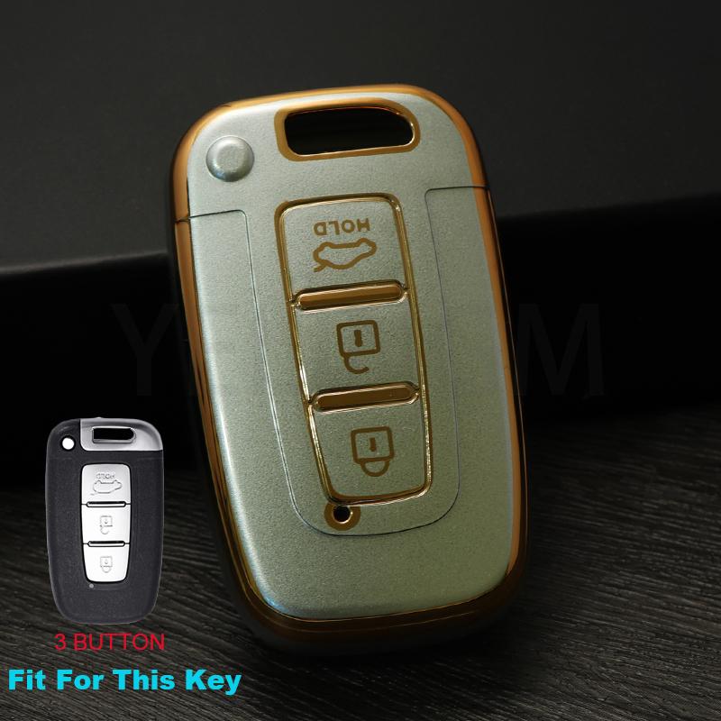 3 4 Button For Hyundai IX35 Elantra Sonata 8 9 For Kia Sportage K5 K2 Sorento Optima Forte 2011-2016 Smart Key Case Cover Fob
