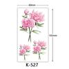 Waterproof Tattoo Stickers: English Letters, Flowers & Butterfly Sketches