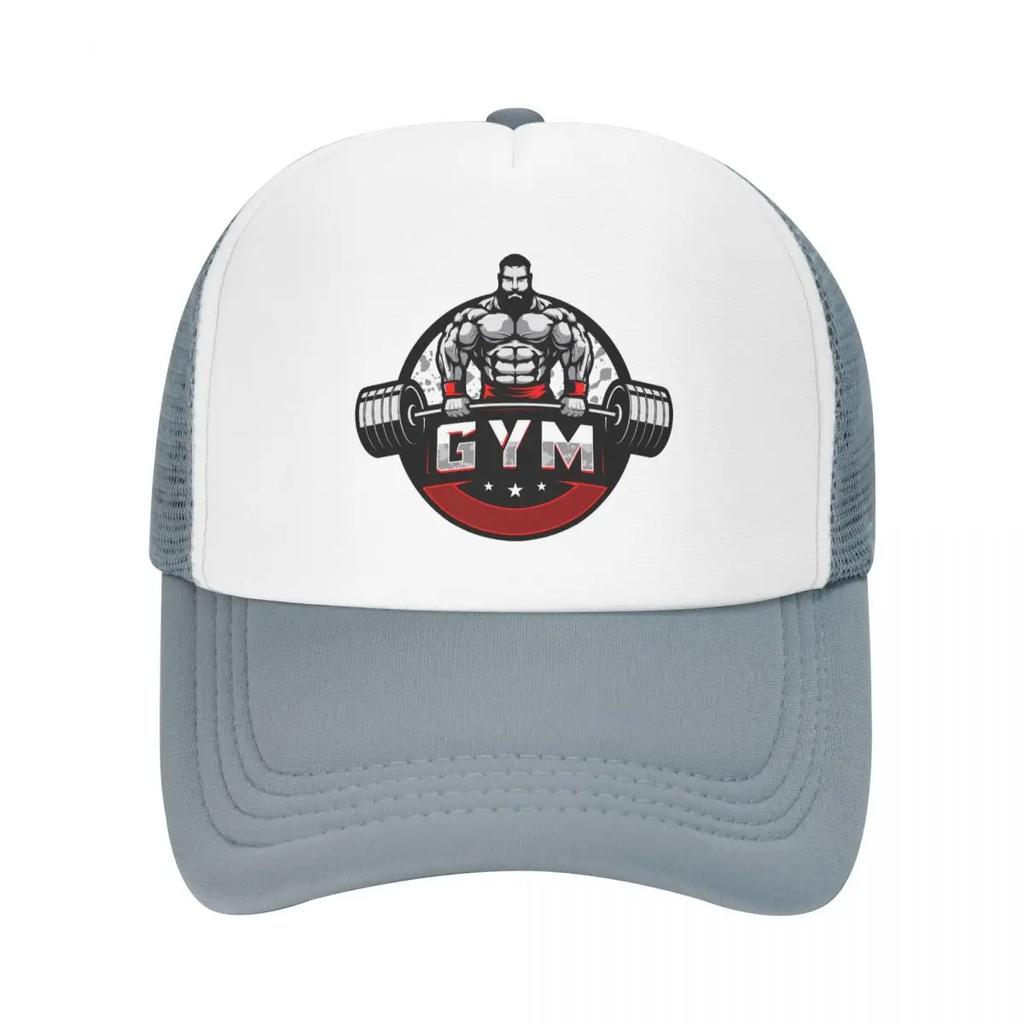 Custom Fashion Unisex Bodybuilding Gym Trucker Hat Adult Fitness Muscle Adjustable Baseball Cap Unisex Women Hip Hop Dad Hat