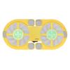 Folding USB Laptop Cooling Pad Double Fans 500RPM-2500RPM Low Noise for NotebookYellow