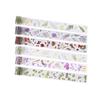 50mm*2m PET Flowers Plant Decorative tape Stick Labels Adhesive Diy Diary Album Scrapbooking material Craft Supplies tape set