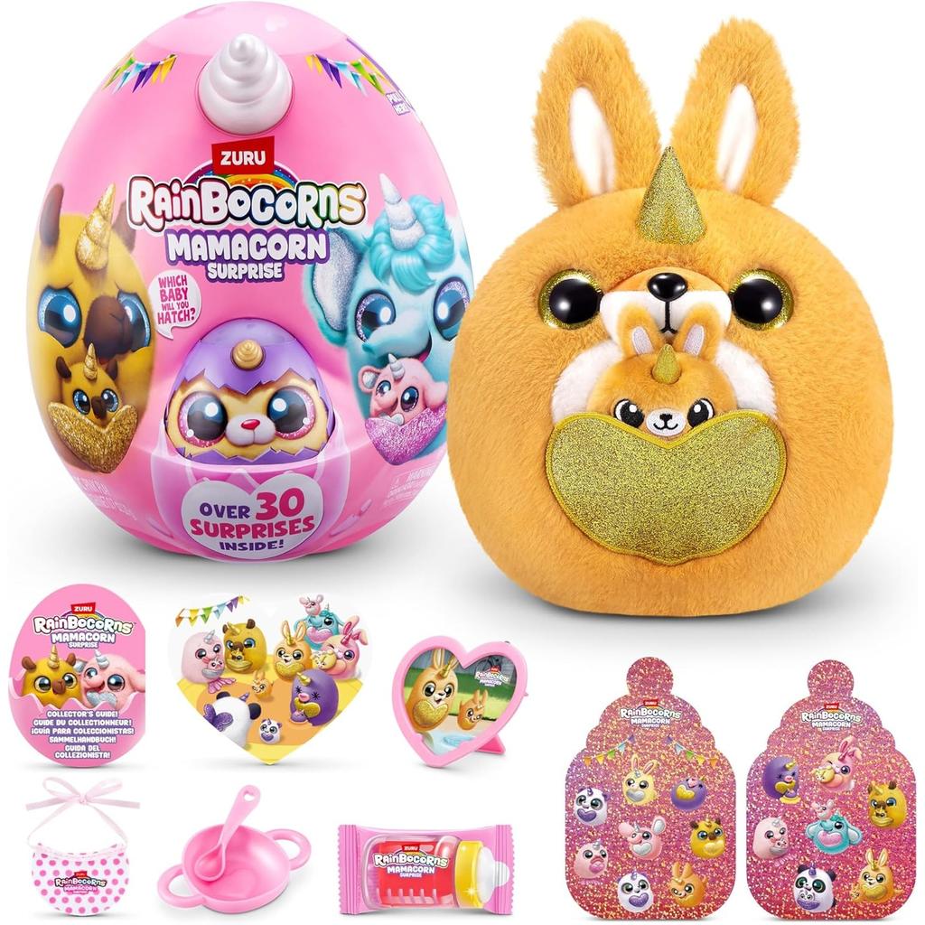 Rainbocorns Mamacorn Überraschungsspielzeug, Regenbogen-Einhorn-Blindbox, Sammelgeschenk für Kinder, Mädchenspielzeug, Mystery-Ei