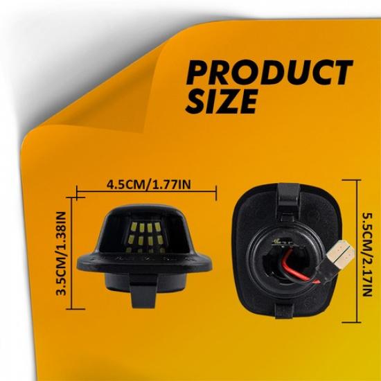 Für 1998-2004 Frontier 1994-04 Nissan Full Xterra Weiß Kennzeichen LED Kennzeichenbeleuchtung