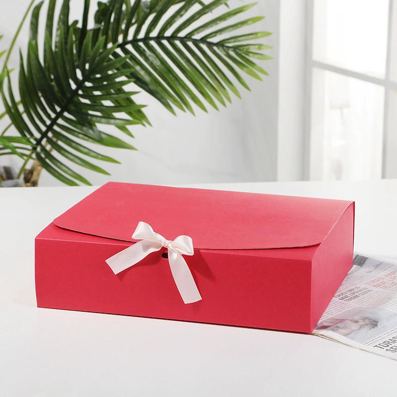 WTEMPO Elegantes Caixas de Presente de Papel Kraft com Laço de Fita Sabonetes Artesanais Velas Perfumadas Caixas para Joias Perfeitas para Aniversário Casamento e Mais