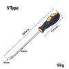 UV Type Screws, Nail Extractor,260mm Nail Lifting Screwdriver, Woodworking Nail Lifting Tool, Tire Nail Lifting Tool