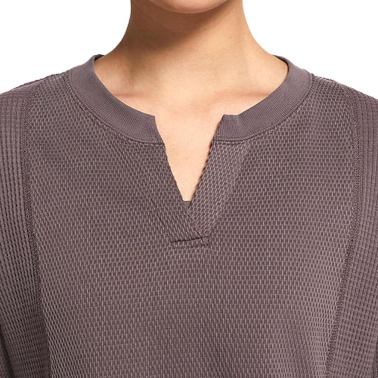 Nike Yoga Dri-Fit Luxe Short Sleeve Crew Neck T-Shirt Women Tops Mineral-Purple DJ8450-202