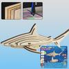 DIY 3D Holzpuzzle Modell Tier Montessori Spielzeug Für Kinder Basteln Dackel Skelett Montage Geschenkset Für Kinder Erwachsene Jugendliche