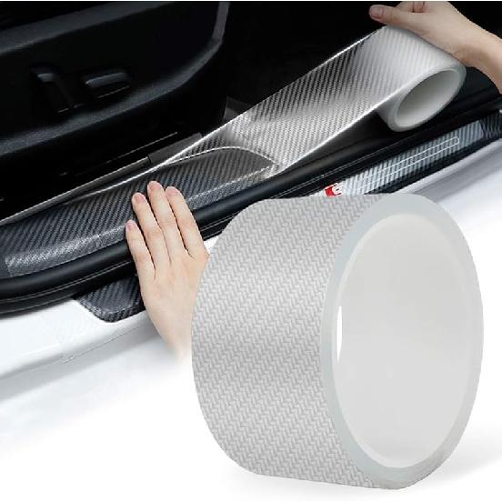 Storystore Car Door Edge Guards, 2.7In x 33Ft Door Sill Guard Protector, Anti-Scratch Adhesive Tape, Automotive Anti-Collision Strip for Car Door 2In x 33Ft