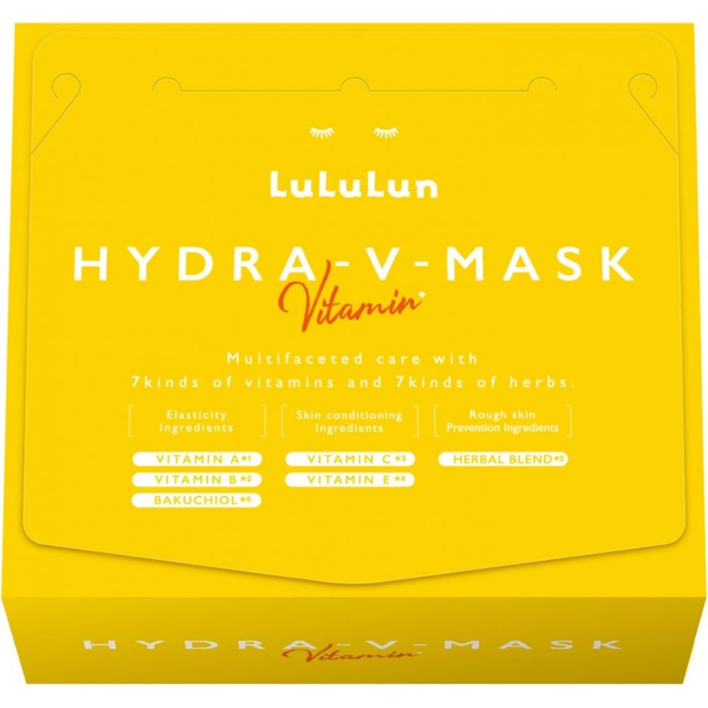 Lululun Hydra V Маска для лица 28 листов Увлажняющая маска-патч для лица Поры