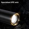 USB Rechargeable Torch Mini Flashlight, 3 Lighting Modes Adjustable Focus Bright Everyday Carry Flashlight LED Portable for Camping Emergency Outdoor