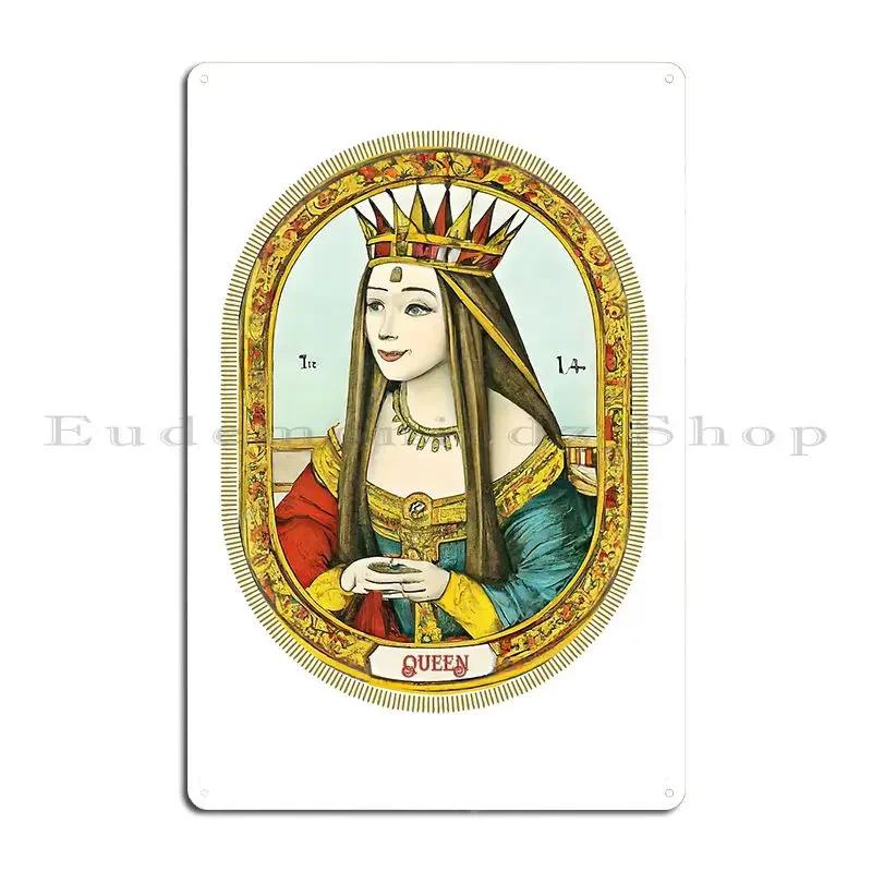 Queen Long Live The Queen Metal Signs Decoration Garage Club Character Decoration Tin Sign Poster