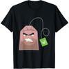 Unisex T-shirt Angry Tea Bag, Funny Tea Lovers Design Costume Tea T-Shirt