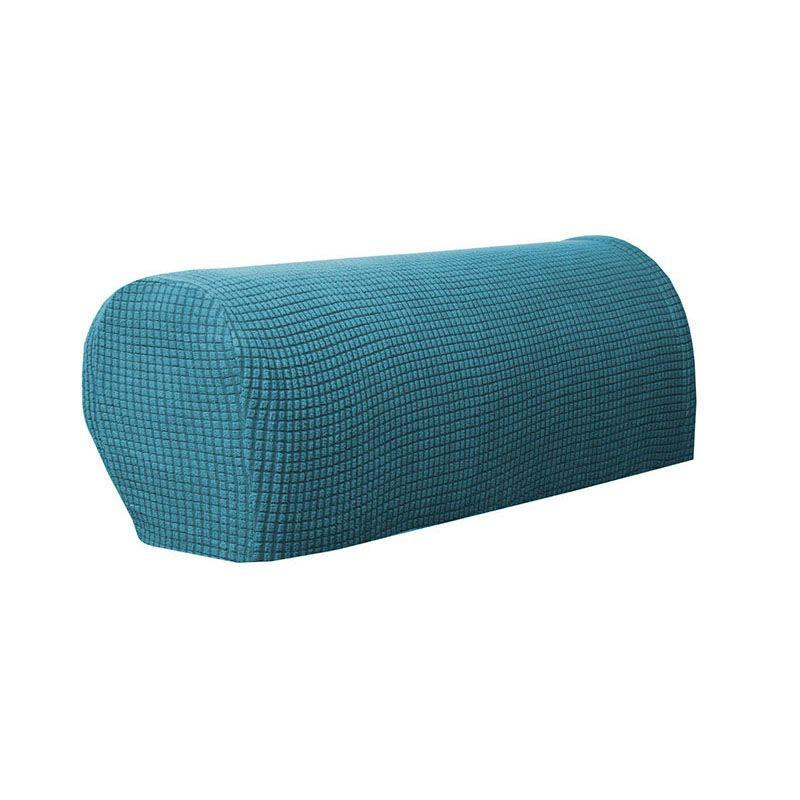 

Чехлы на подлокотники 2 шт. Эластичный набор Защитники подлокотников кресла дивана Чехол для дивана Съемный Lake Blue