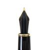 Great MONTBLANC fountain pen Meisterstück Classic white star black 14K mens Used