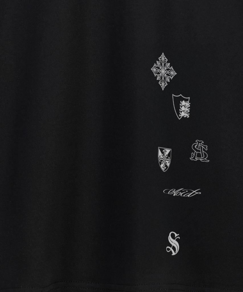 Tattoo Hoodie Long Sleeve [Black]