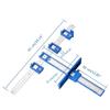 Carpentry Punch Locator Drill Guide Ruler Woodwork Hole Locator Positioner Tool