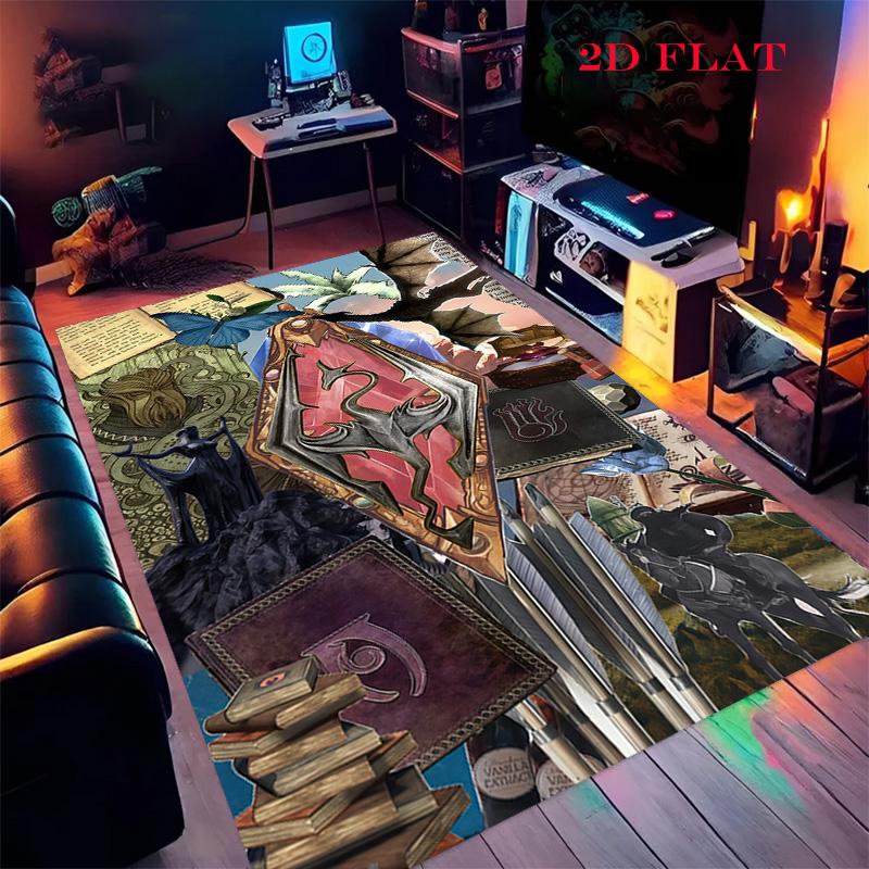 

2K Games Carpet Rug for Living Room Bedroom Home Sofa Decoration,Kids play Nonslip Floor Mat 40x60cm( 15x23in )