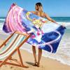 Sailor Moon2 Print Beach Towel, Large Soft Quick Dry Towel for Beach Camping Swimming