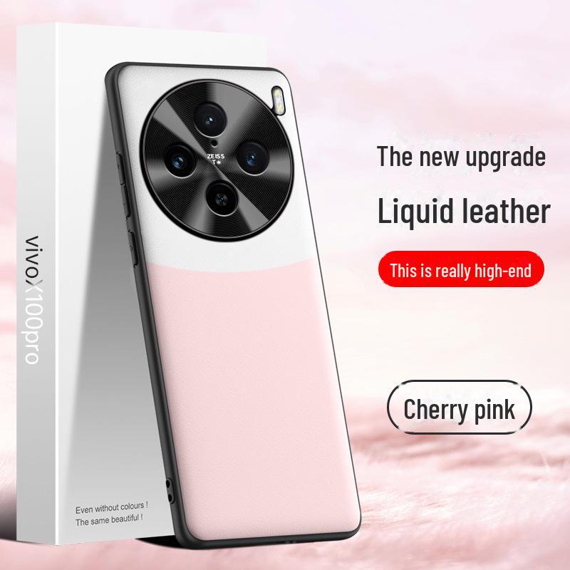 Husă Telefon Piele Lichidă Vivo X100 Pro - Durabilă, Anti-Cădere, Husă Protectoare Anti-Murdărie, Vândută Individual