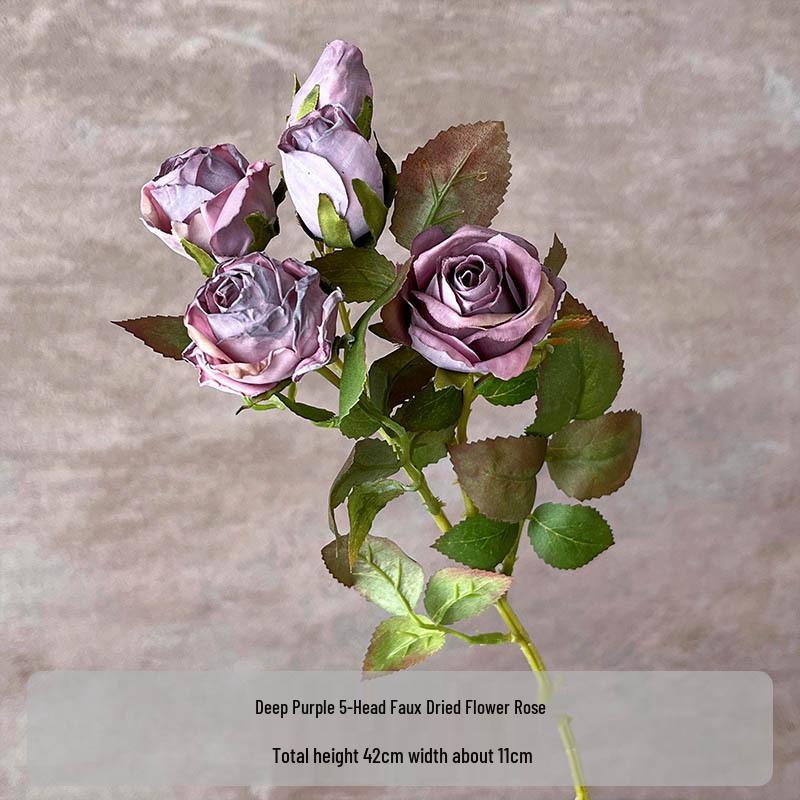 Flori Artificiale Seria Violet: Floral Decorativ Elegant pentru Casă, Nuntă, Cameră Model și Decor Moale.