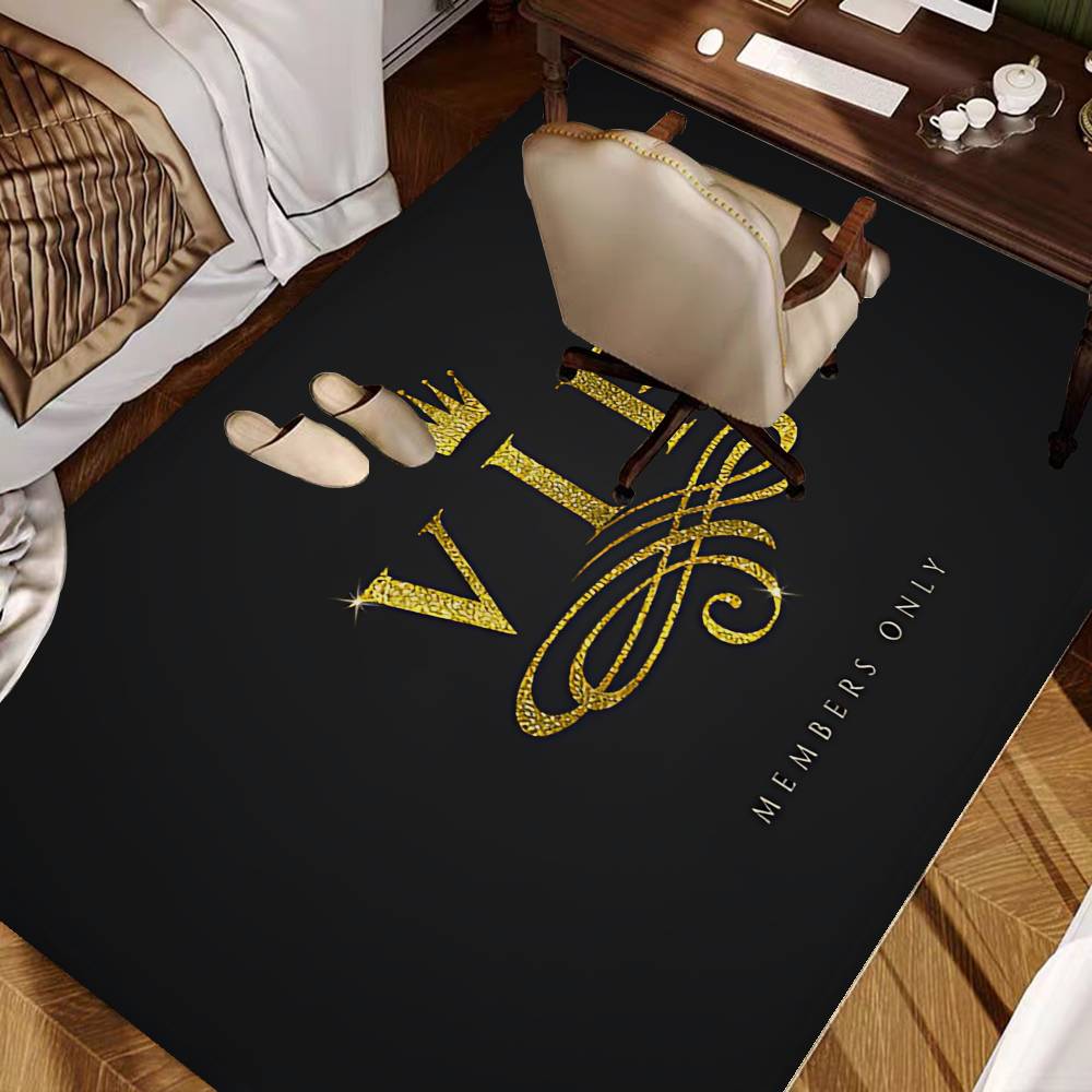 Laser VIP Room Mats Anti-slip Absorb Water Long Strip Cushion Bedroon Mat Household Carpets