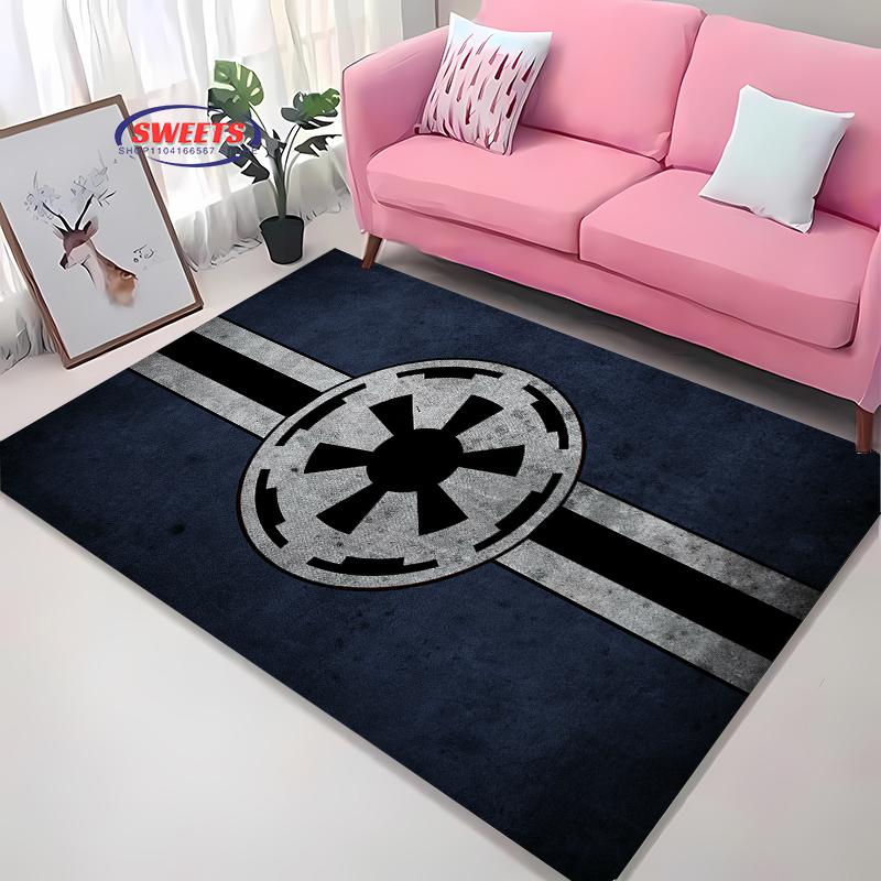Next Day Shipping Classic L0G0 Printed Carpet,Living Room Bedroom Office Children's Room of Choice,Non-slip Machine Washable Mat