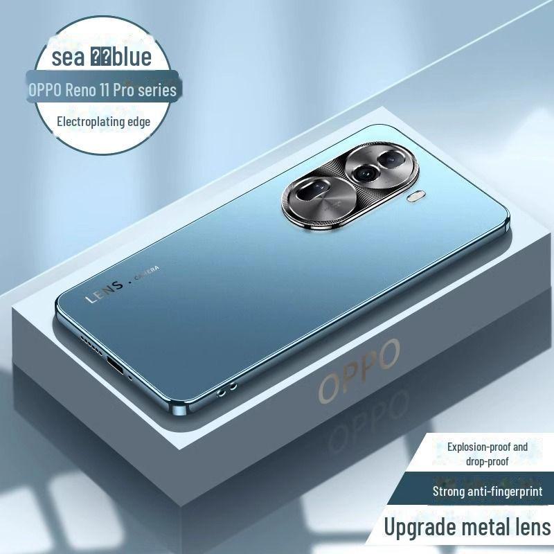 

Универсальный матовый чехол с гальваническим покрытием для Oppo Reno 9/10/11/12 Pro Oppo Reno11