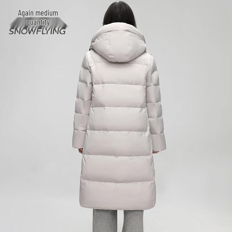 SNOWFLYING Women's Long Over-the-Knee Down Jacket