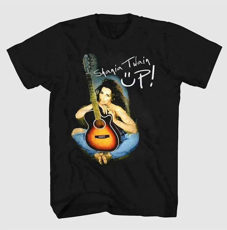 Shania Twain Guitar Up Tour Unisex T-shirt size S-5XL M