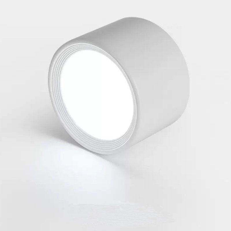 Nordic modern surface mounted downlight LED ceiling light spotlight three light color conversion LED downlight indoor lighting 5W&Warm white 3000K белый