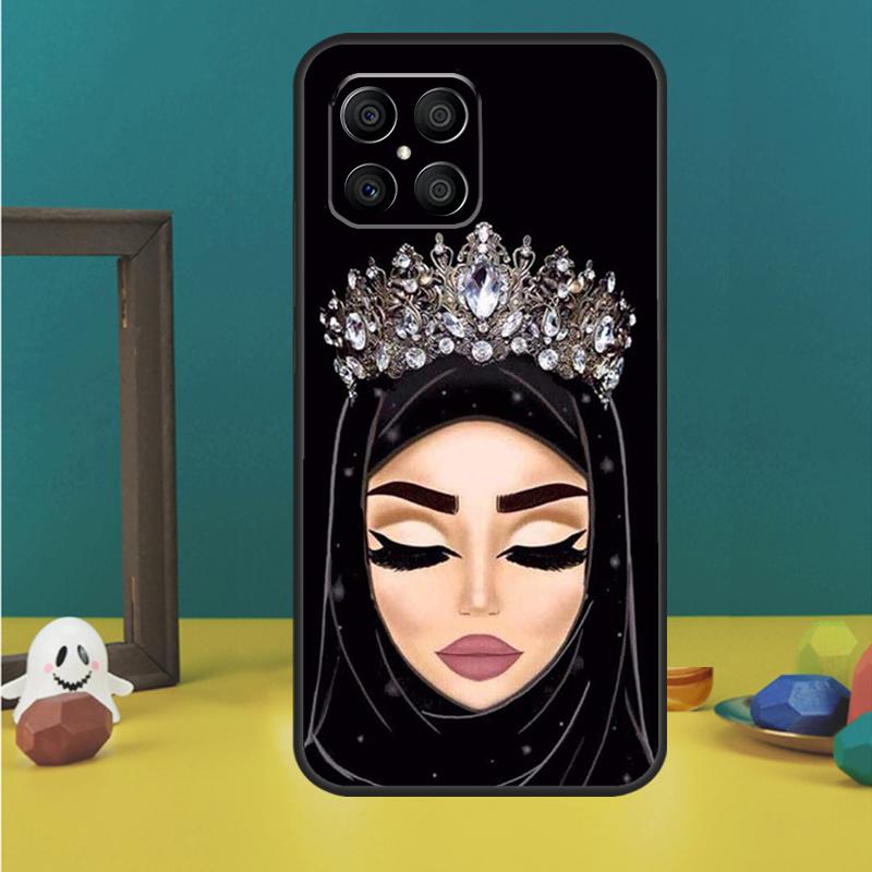 Muslim Islamic Arabic Hijab Girl Case For Honor 200 Lite Magic 7 6 5 Pro Honor X9c X9b X9a X8b X8a X8 X9 50 70 90 Lite Cover