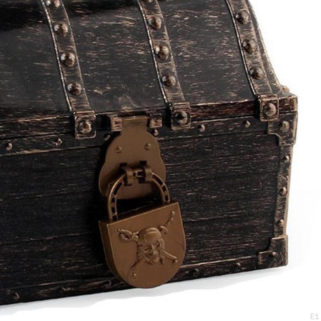 Chest, Toy, Pirate Decoration, Water Pool Game, Multifunction, Accessories, Jewelry Box, Box for