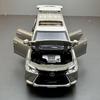 1/32 Scale LEXUS LX570 SUV Alloy Off Road Diecast Metal Model Fine Model Collection Computer Desktop Ornaments Children Birthday Gift