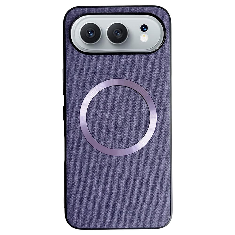 For Honor 500 5G Magnetic Case Drop-Proof TPU + Cloth Back Phone Cover