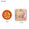 Doll House Mini Simulation Take-Out Box Pizza Small Doll Miniature Food Play Scene Props Display Model