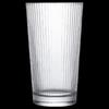 Shangqi Vertical Stripe Glass Water/Coffee Cup - 6 Pack