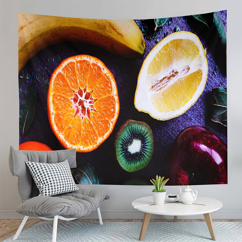 Farm Orchard Tapestry Delicious Fruit Tapestry Banana Grapes Tapestry Home Living Room Dorm Bedroom Aesthetics Decor Tapestries