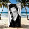 Elvis Beach Towel High Absorbency Quickdry Comfortable Lightweight Perfect For Traveling Yoga Camping And Swimming