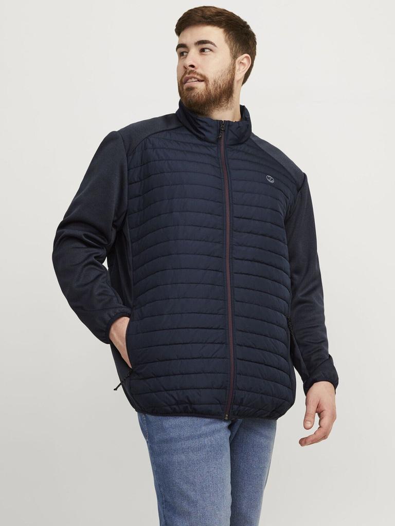 Winter Jacket Jack & Jones Multi Quilted Collar Plus Size Jacket (12253852) Jjemulti Noos Pls (12253852) Navy Blazer