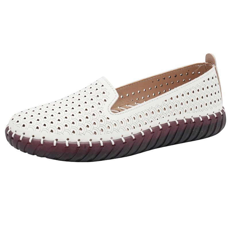 Fashion Summer New Fashion Round Toe Nurse Shoes Soft Sole Non Slip Sandals Flat Shoes Breathable Casual Sports Womens Shoes