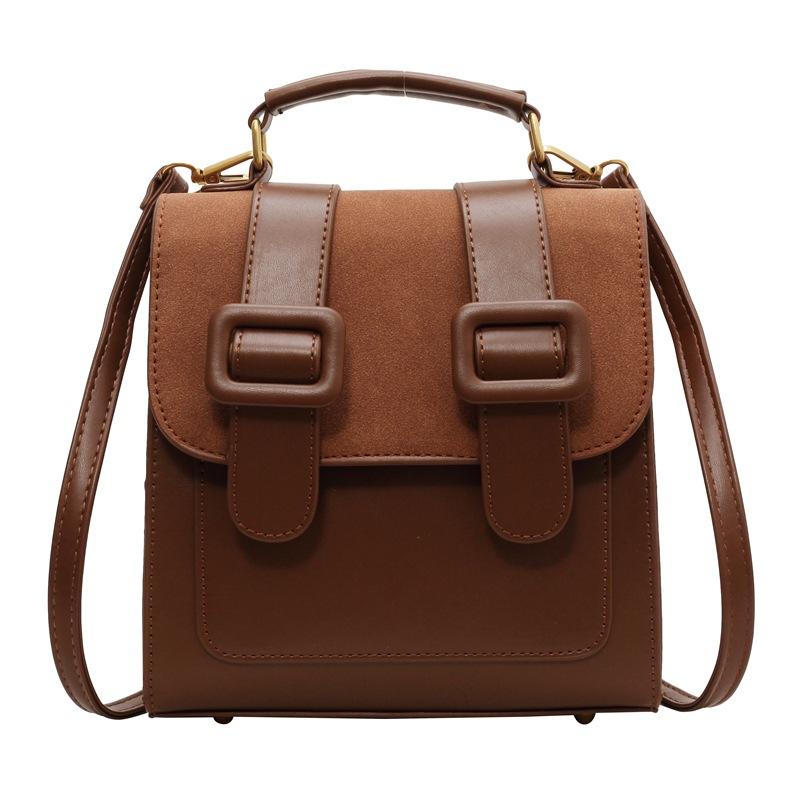 Women's Backpack, Student Handbag, New Popular Splicing, Contrasting Colors, Large-capacity Commuting, Small Backpack