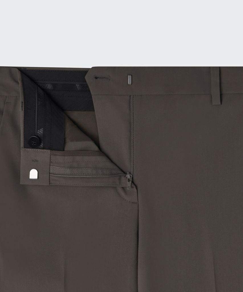 MUSINSA STANDARD WOMAN [Cooltandard] Women'S Low-Rise Flare Slacks [Khaki Brown]