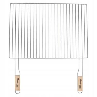 Grill Grate with Wooden Handles 54 X 38 Cm