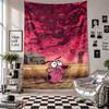 Wall TapestryCourage the Cowardly Dog Art Hanging Cloth Decorative Background Cover for Room Decoration