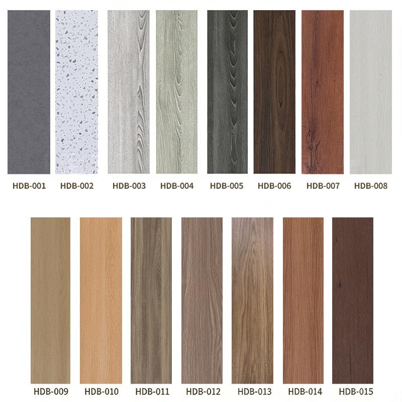 10 Pcs 45x15cm Self-adhesive Floor Sticker Thicken Wood Grain Wall Sticker Living Room DIY Wall Tiles Furniture Renovation Decor