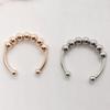 Stainless Steel Rotatable Anxiety Bead Ring
