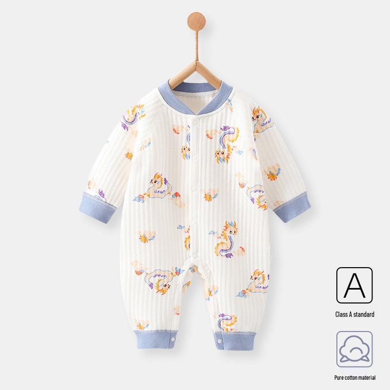 

Новорожденный Стеганый Хлопковый Ромпер - Осенне-Зимний Теплый Костюм для Ползания для Мальчиков и Девочек Size 80 (9-12 months)