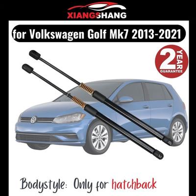 2pcs Rear Tailgate Damper For Volkswagen Golf Mk7&Mk7.5 2012- Base Hatchback WITH SPRING Trunk Boot Gas Charged Gas
